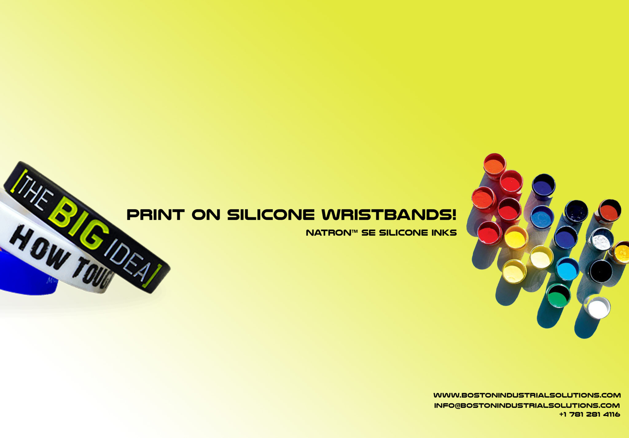silicone ink to print on Silicone Wristbands - silicone ink