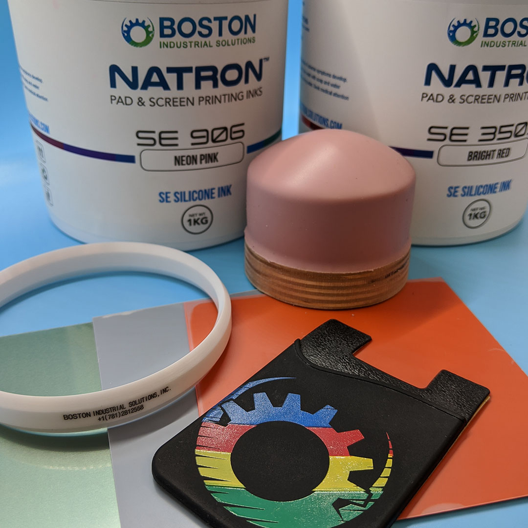 multi color printing with silicone inks