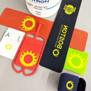 High opacity silicone inks