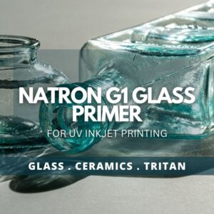 Primer for UV printing on glass